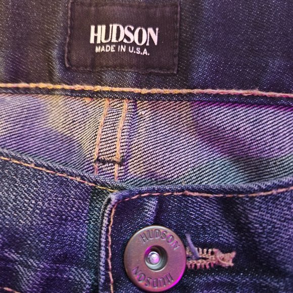 Hudson Byron Five Pocket Straight Button Fly Jeans - Picture 9 of 10